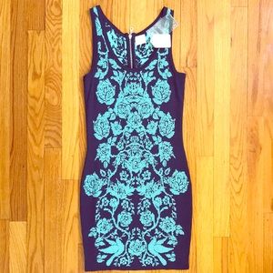 NWT TORN BY RONNY KOBO Knit Bodycon Mini Dress